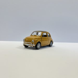 Blikken Fiat 500 okergeel
